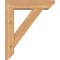 Ekena Millwork Traditional Slat Smooth Bracket w/ Offset Brace, Western Red Cedar, 5 1/2"W x 20"D x 24"H BKT0604X20X24TRA06SWR - alternate 3